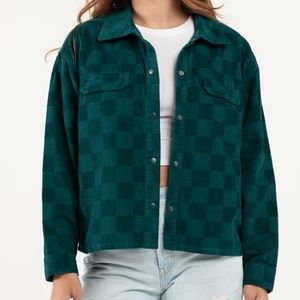 Vans Check It Out Womens Corduroy Shacket